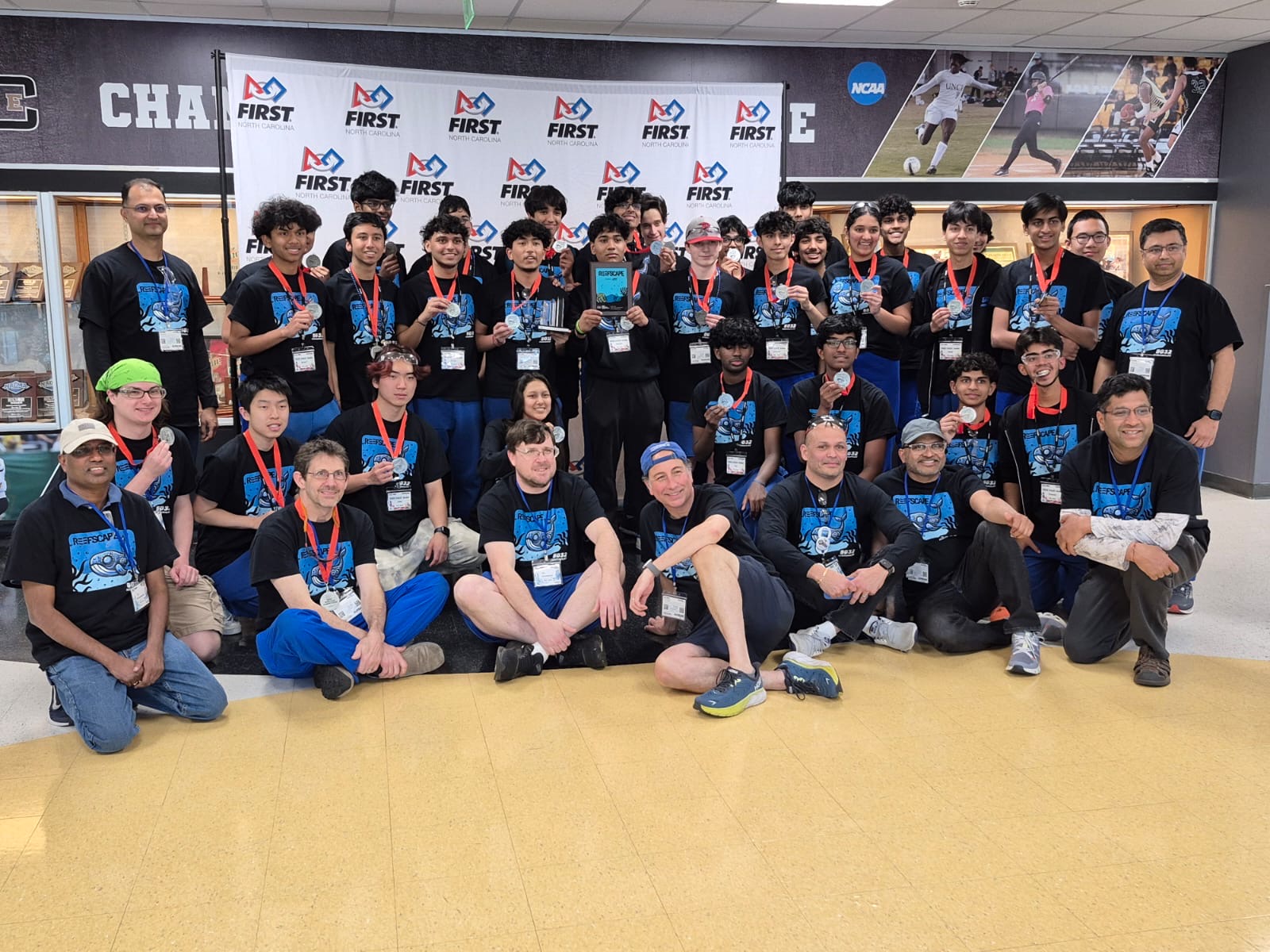 Robowhales team 9032 FRC team, Cary NC, Whirlpool Crescendo